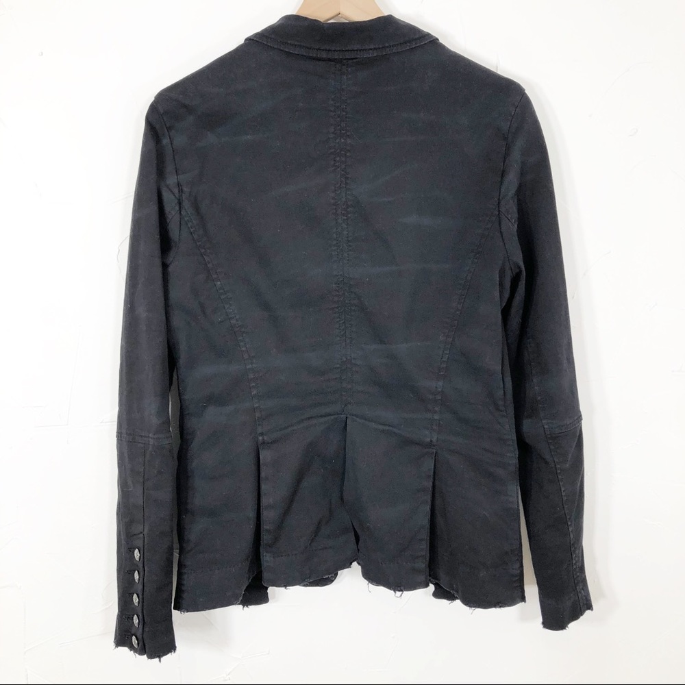 🌟SOLD Free People black military jacket medium - Picture 6 of 8